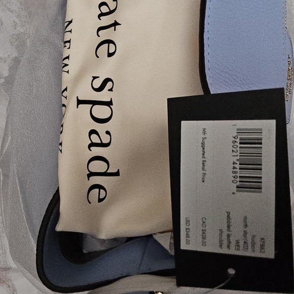 Kate Spade Blue Pebbled Leather Crossbody Has Dust Bag - Picture 5 of 5
